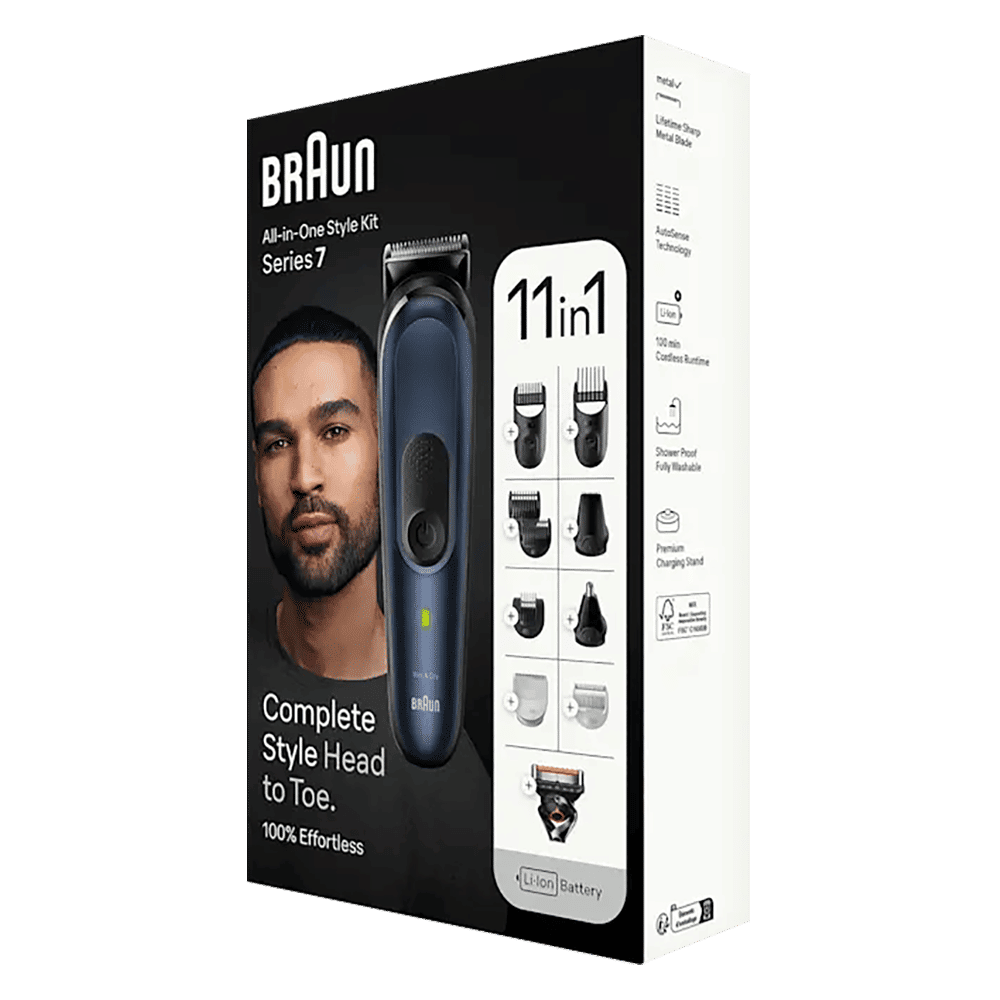 Buy Braun Series 7 11-in-1 Rechargeable Cordless Grooming Kit for